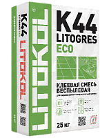 Клей для плитки, керамогранита и камня LITOGRES K44 ECO (класс С1), 25 кг, LITOKOL